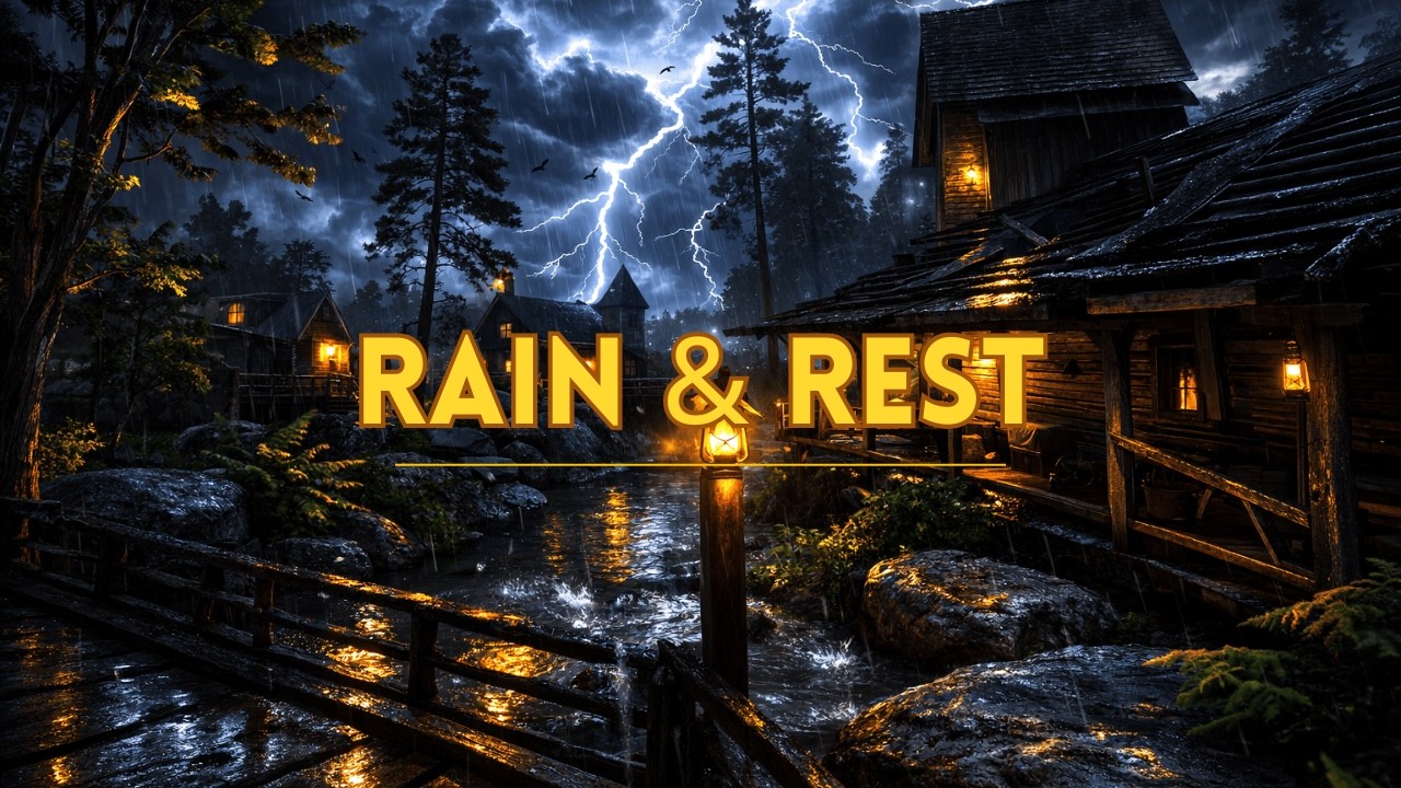 Heavy Rain & Thunderstorm Sounds Everyone Is Using for Sleep