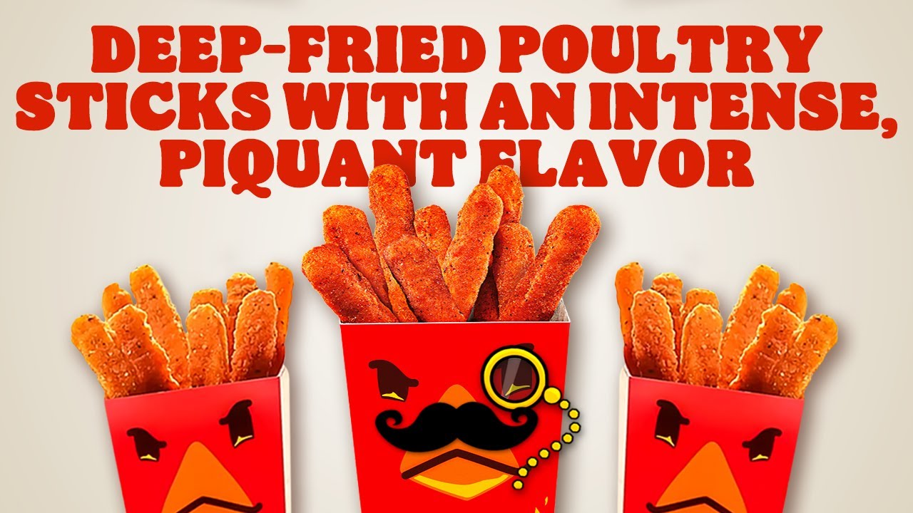 BK Spicy Chicken Fries Ad but it's verbose