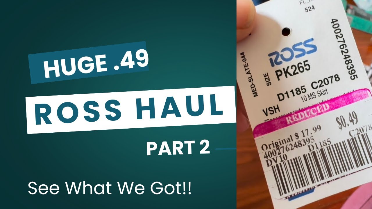 OUR HUGE .49 ROSS HAUL…TAKE A LOOK AT ALL THE ITEMS WE FOUND FOR ONLY .49 CENTS!!!😱