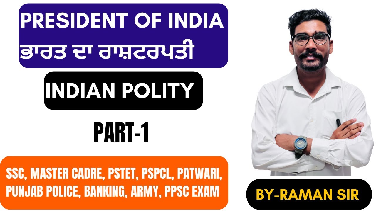President of India Part-1||Indian Polity||President Election||Union Executive||Master Cadre