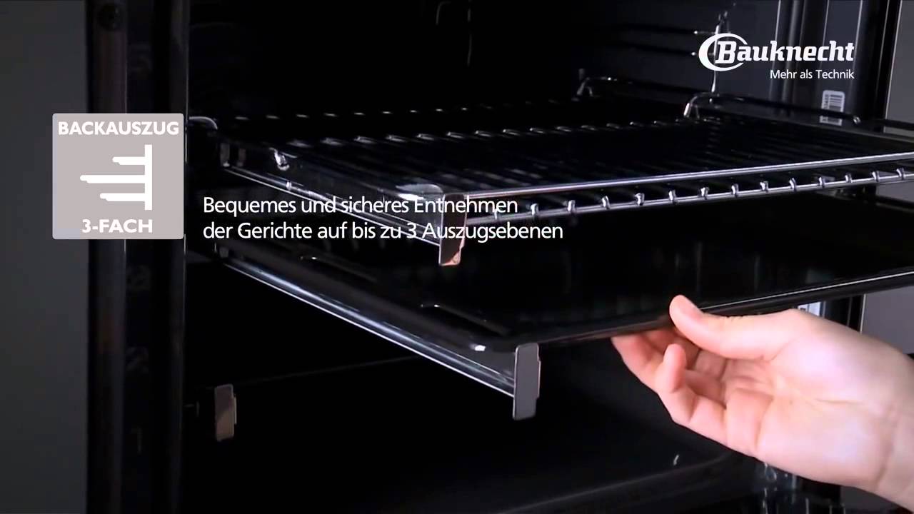 Bauknecht: Backausz&uuml;ge (Backofen)