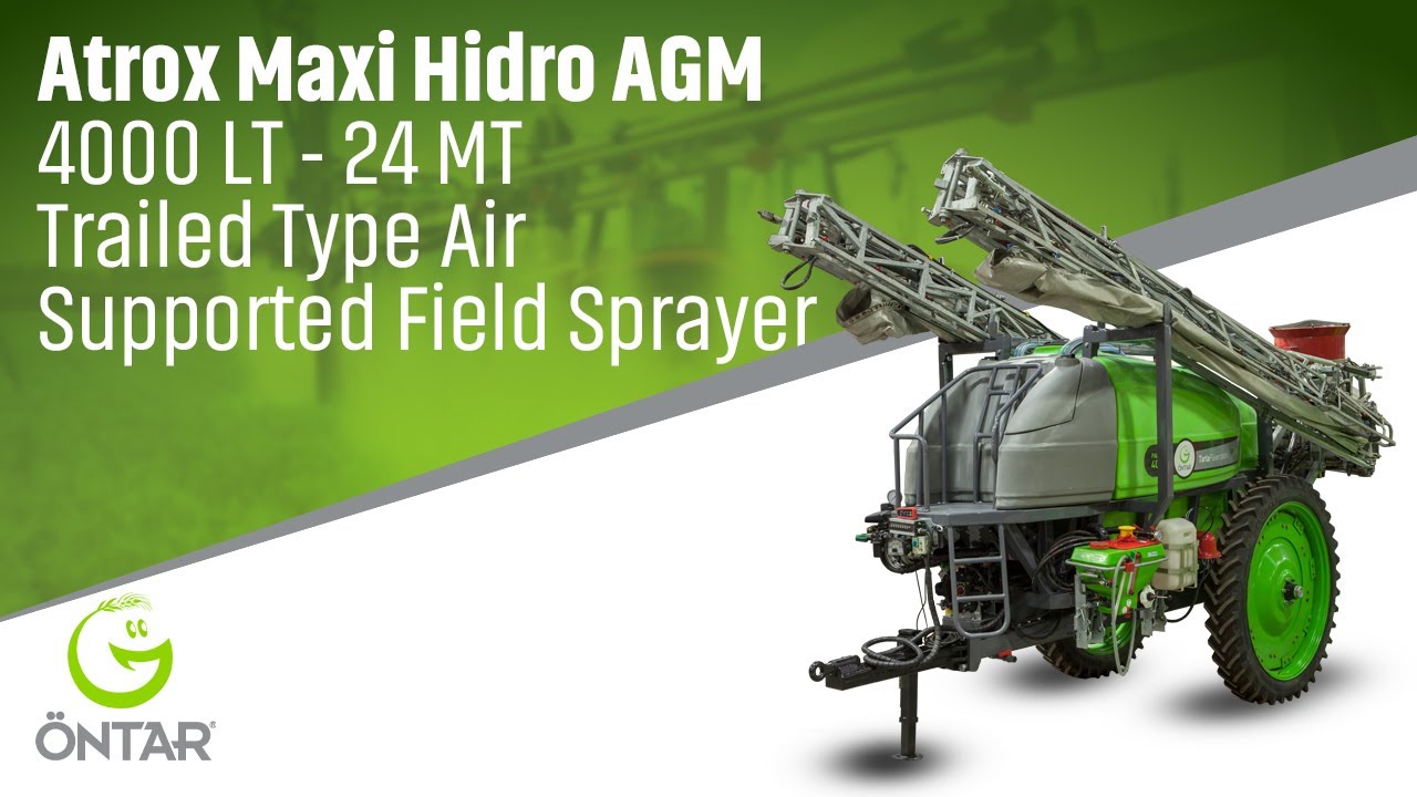 ÖNTAR | Atrox Maxi Hidro AGM 4000 LT - 24 MT Trailed Type Air Supported Field Sprayer