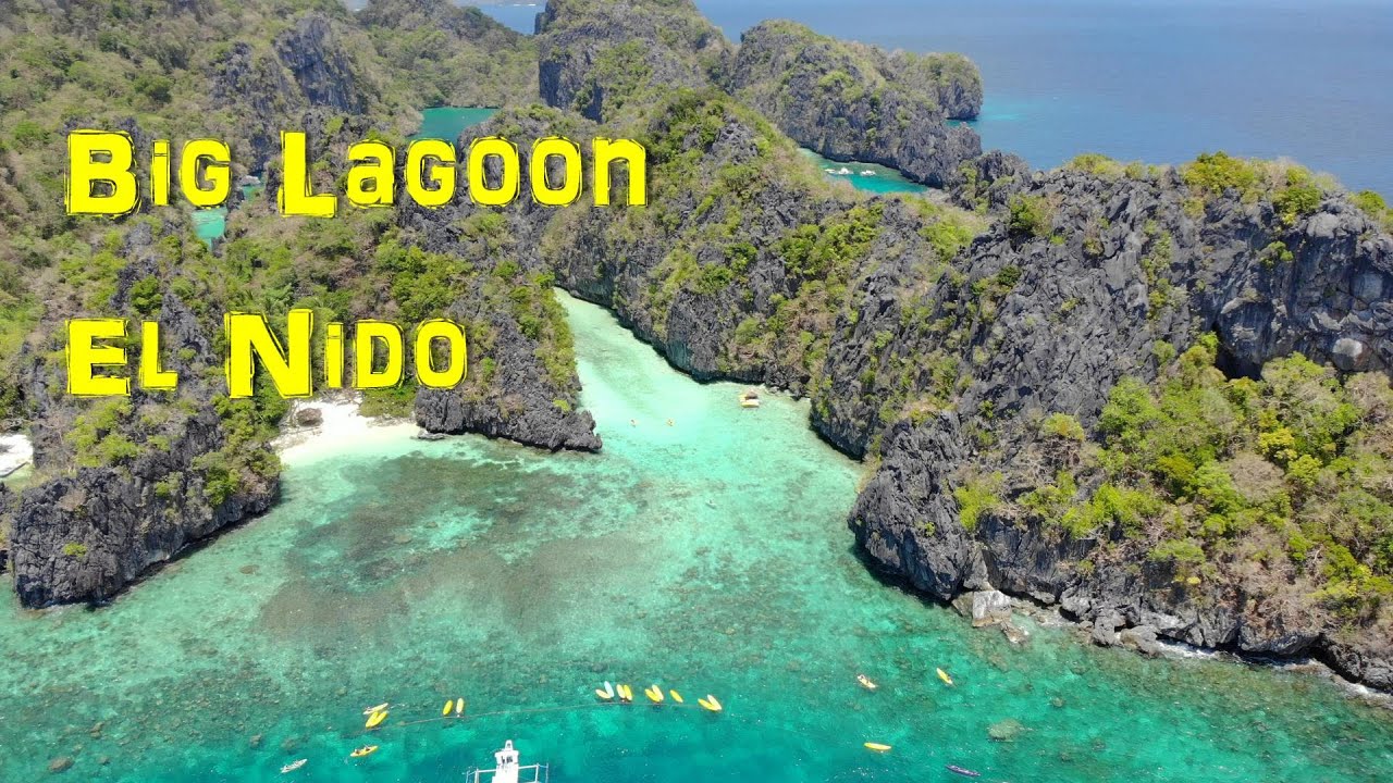 Big Lagoon - El Nido, Palawan, Philippines - 4K Drone