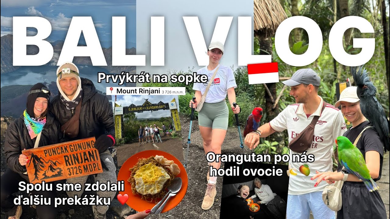 Mount Rinjani – toto bol fakt záhul! výšľap na aktívnu sopku v Indonézii!! 😮‍💨😵