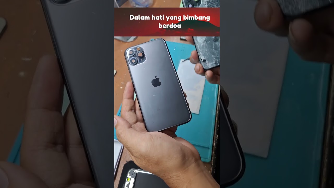 Restorasi Iphone habis terlindas truk kontainer