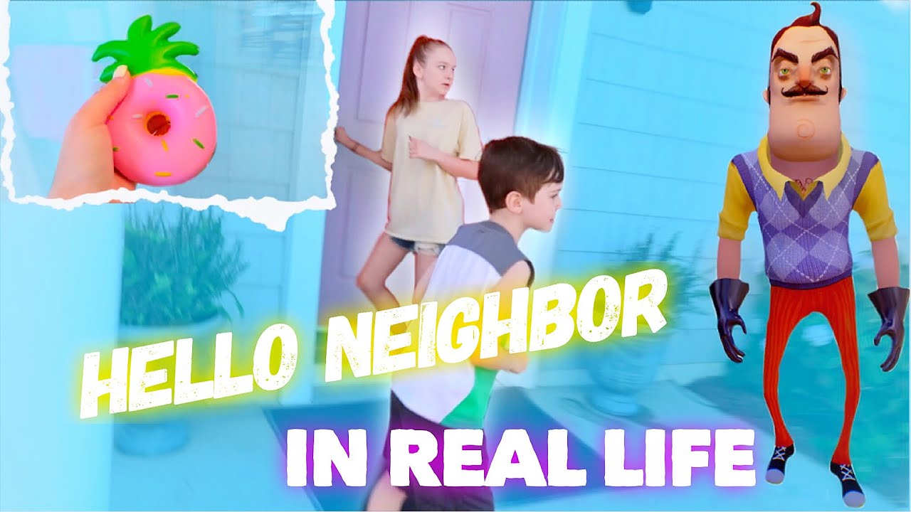 HELLO NEIGHBOR IN REAL LIFE AT OUR BEACH HOUSE | Bryleigh Anne