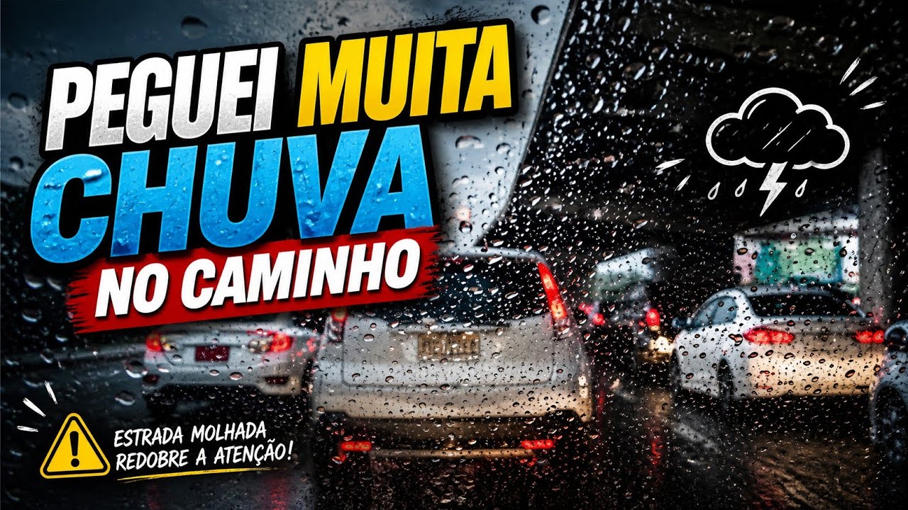 PEGUEI MUITA CHUVA NO TRECHO 