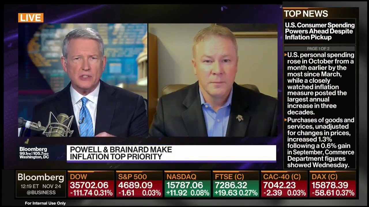 Davidson talks Inflation, Crypto Taxes & Build Back Better