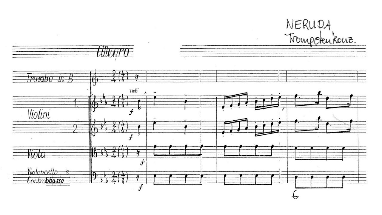 Johann Baptist Georg Neruda – Trumpet (Horn) Concerto