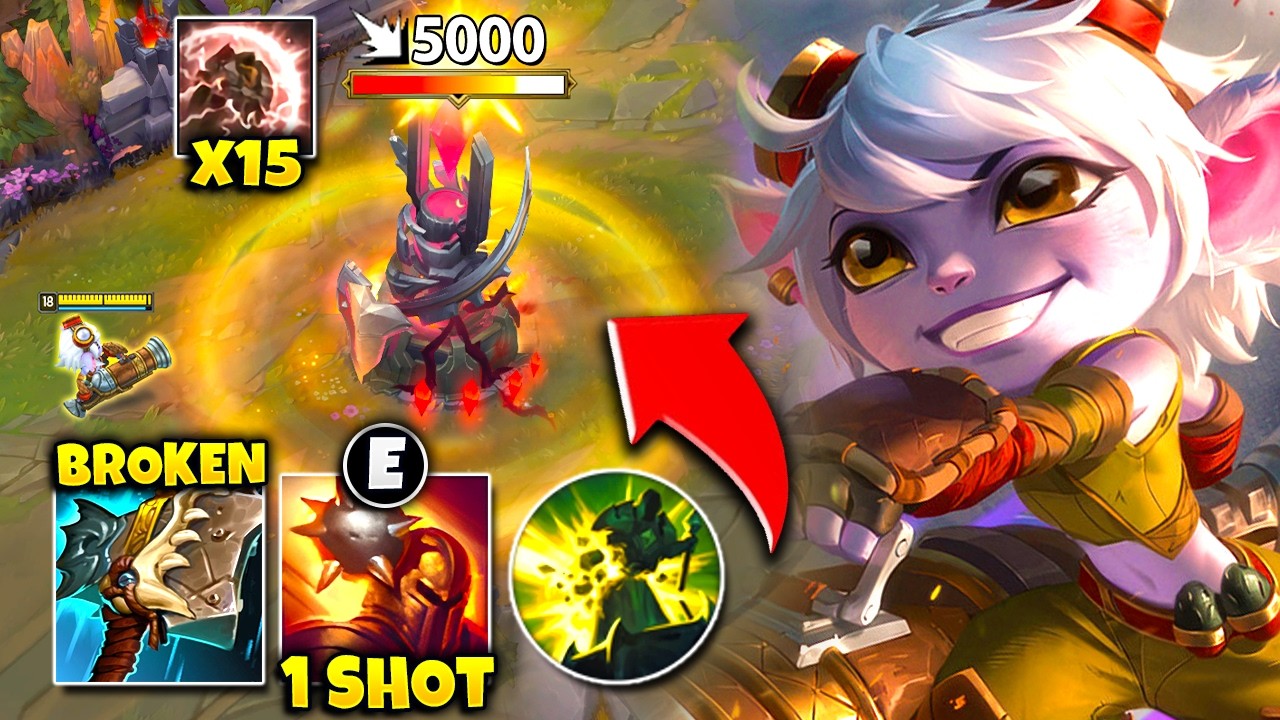 Tristana but I kill turrets like they're cannon minions... (15 PLATES IN UNDER 15 MIN)