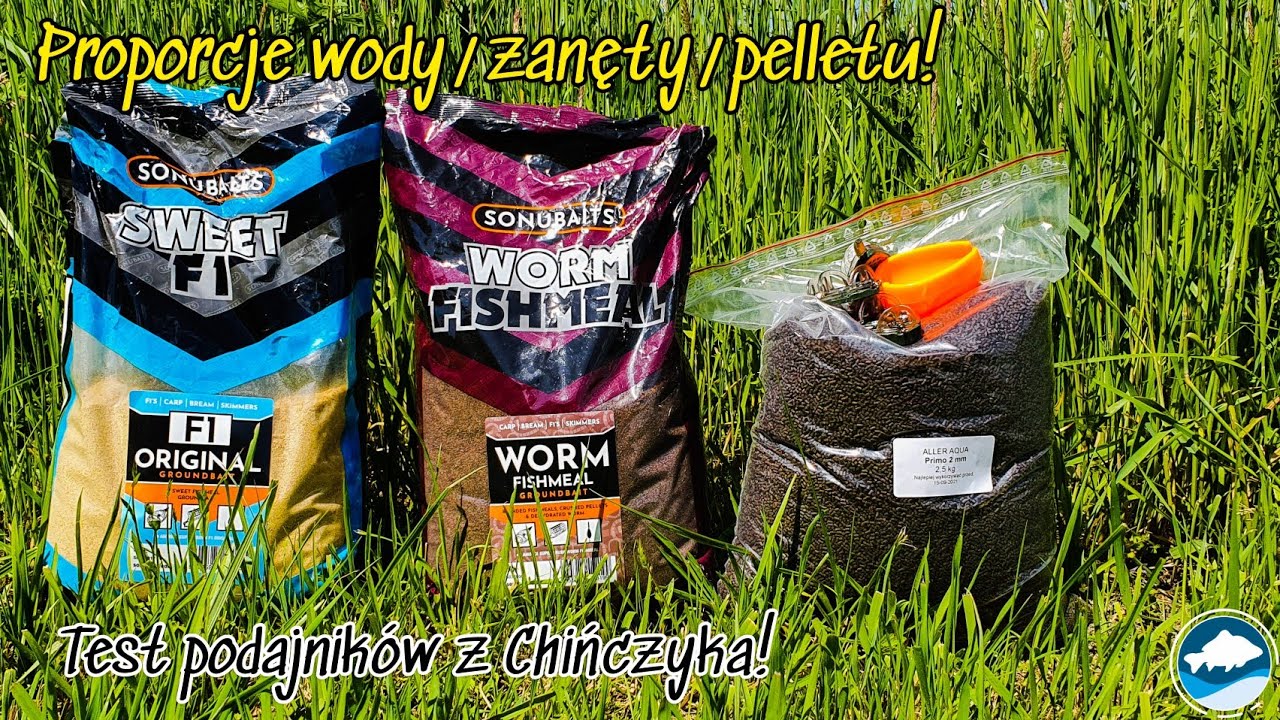 Sesja Methodfeeder! Proporcje wody na zanęty SonuBaits i pellet Aller Aqua Primo! Test podajników!