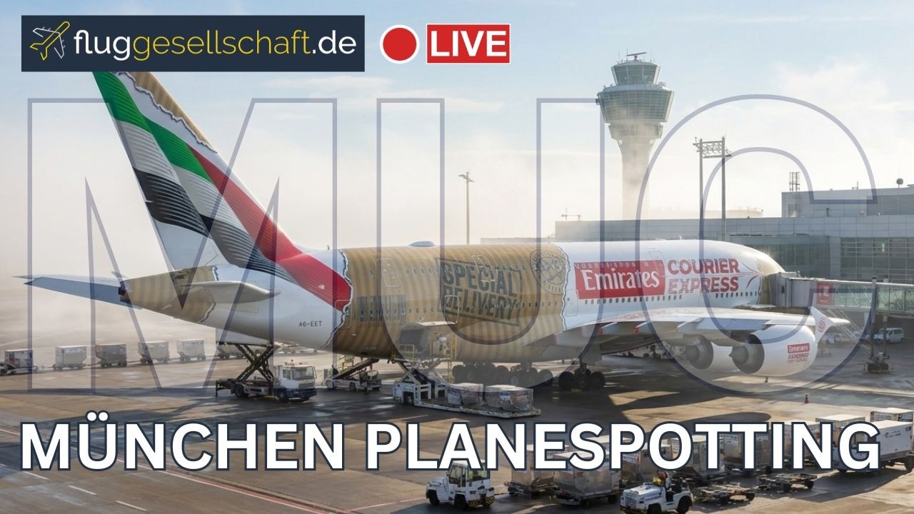 Airport LIVE: Planespotting München (MUC) – ✈️ An- und Abflüge am Donnerstag 26.2.2026