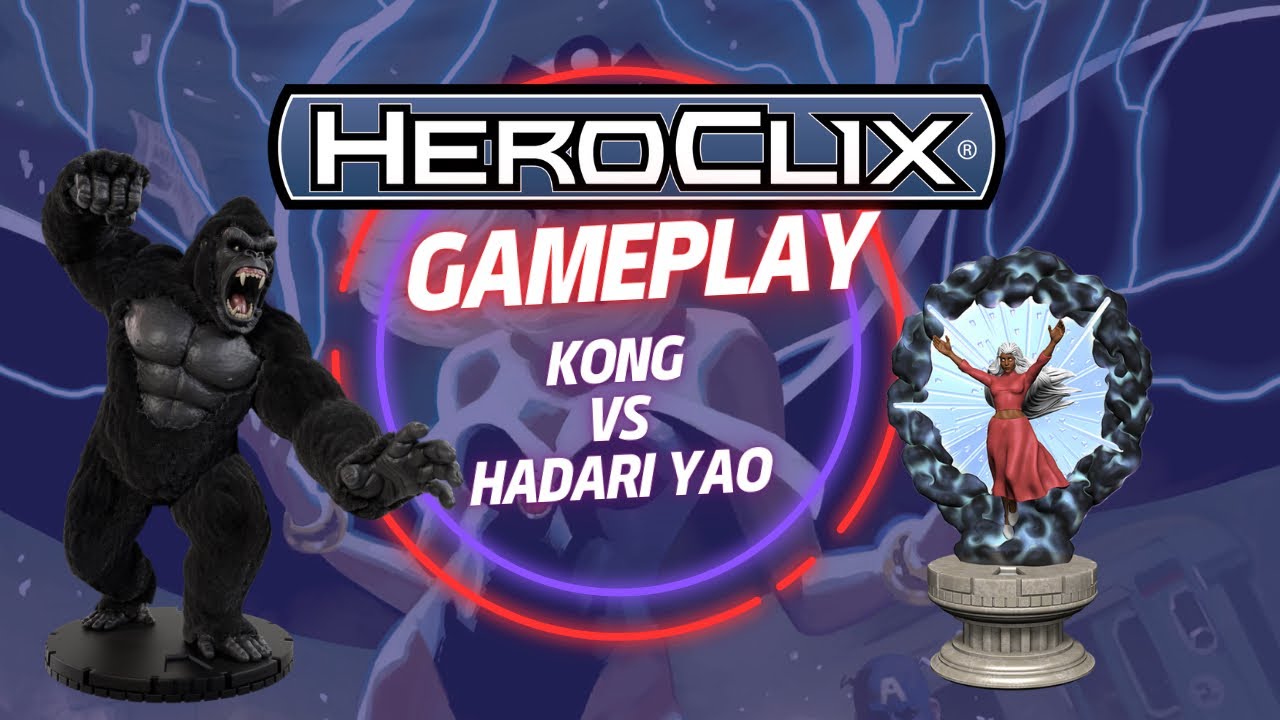 HeroClix - Gameplay - Edison (Hadari Yao) vs Shu (Kong)