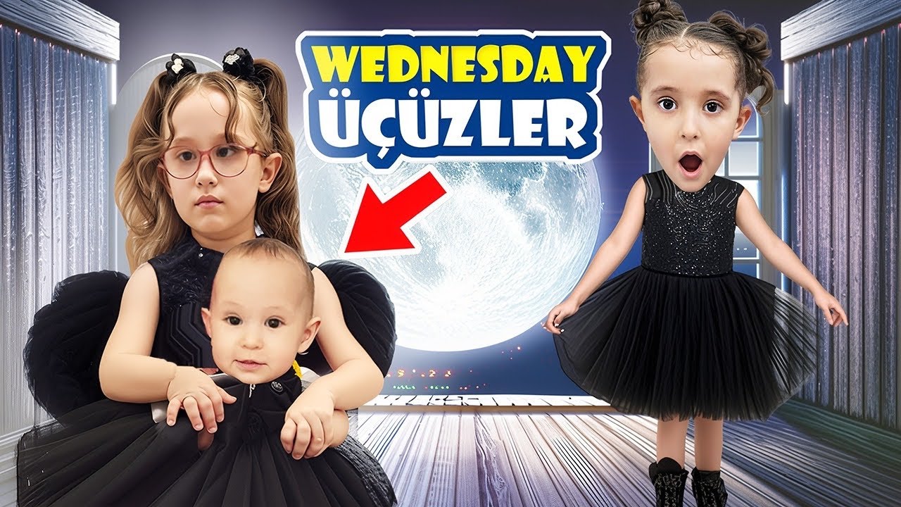 WEDNESDAY ÜÇÜZLER EVİMİZİ ELE GEÇİRDİ !! BAHAR BANU ALYA ASEL MİRA !!