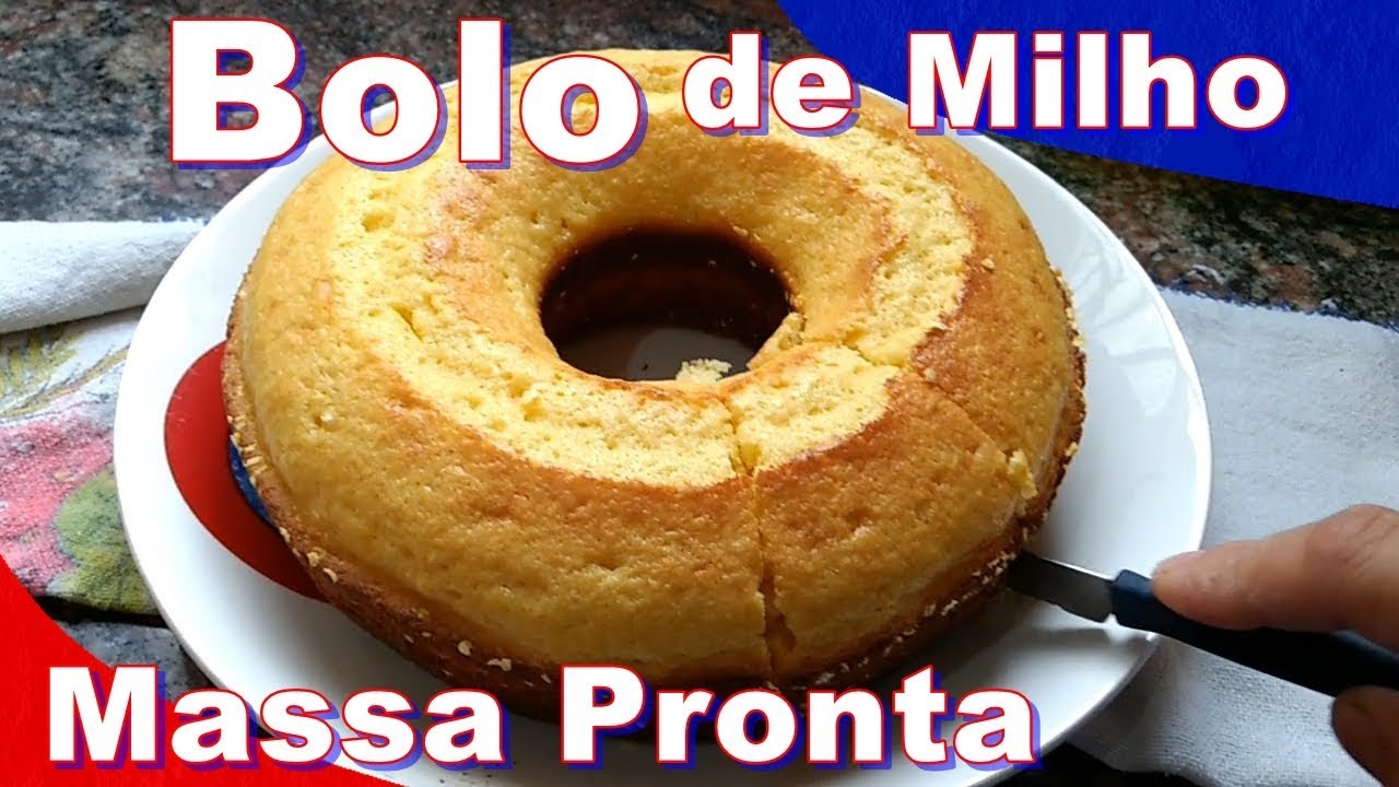Bolo de Milho Rápido Fleischmann (Massa Pronta)