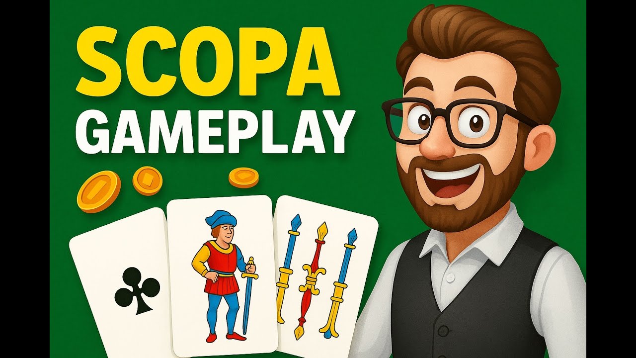 Scopa Classic Card Game Gameplay: Exploring Everything the Game Offers.