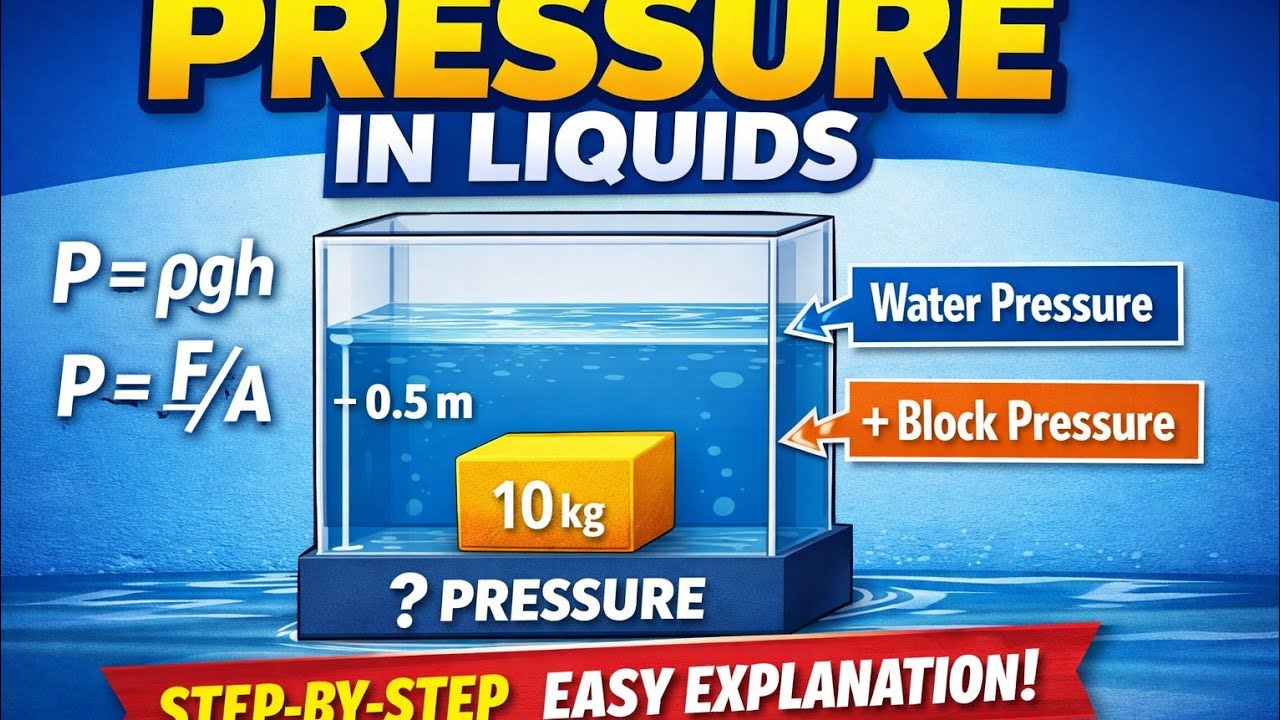 WAEC Physics: Pressure in Liquids Worked Example