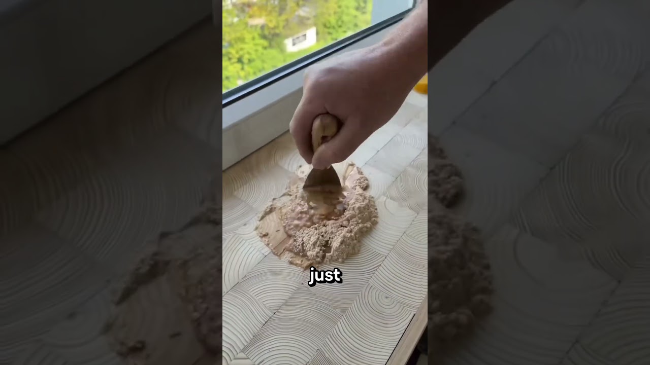 Деревянный подоконник своими руками за 39 секунд (@parkettboos)