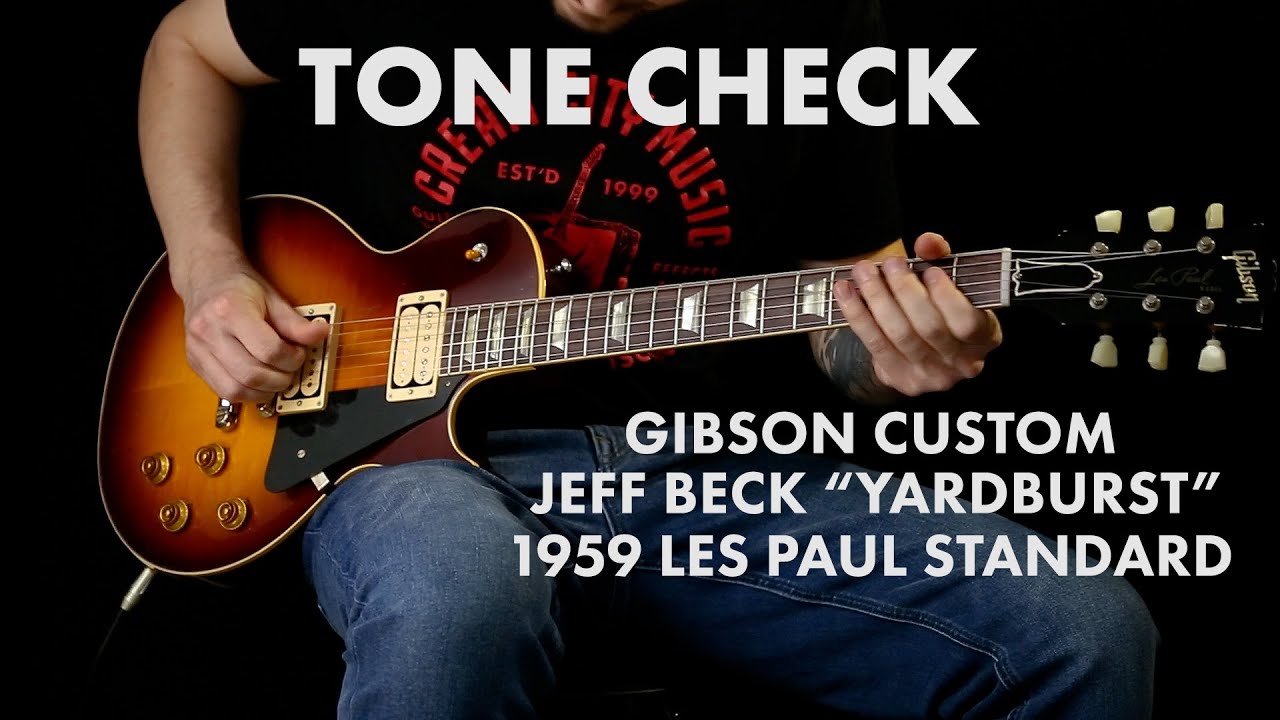 TONE CHECK: Jeff Beck “YardBurst” 1959 Les Paul Standard Demo | Cream City Music