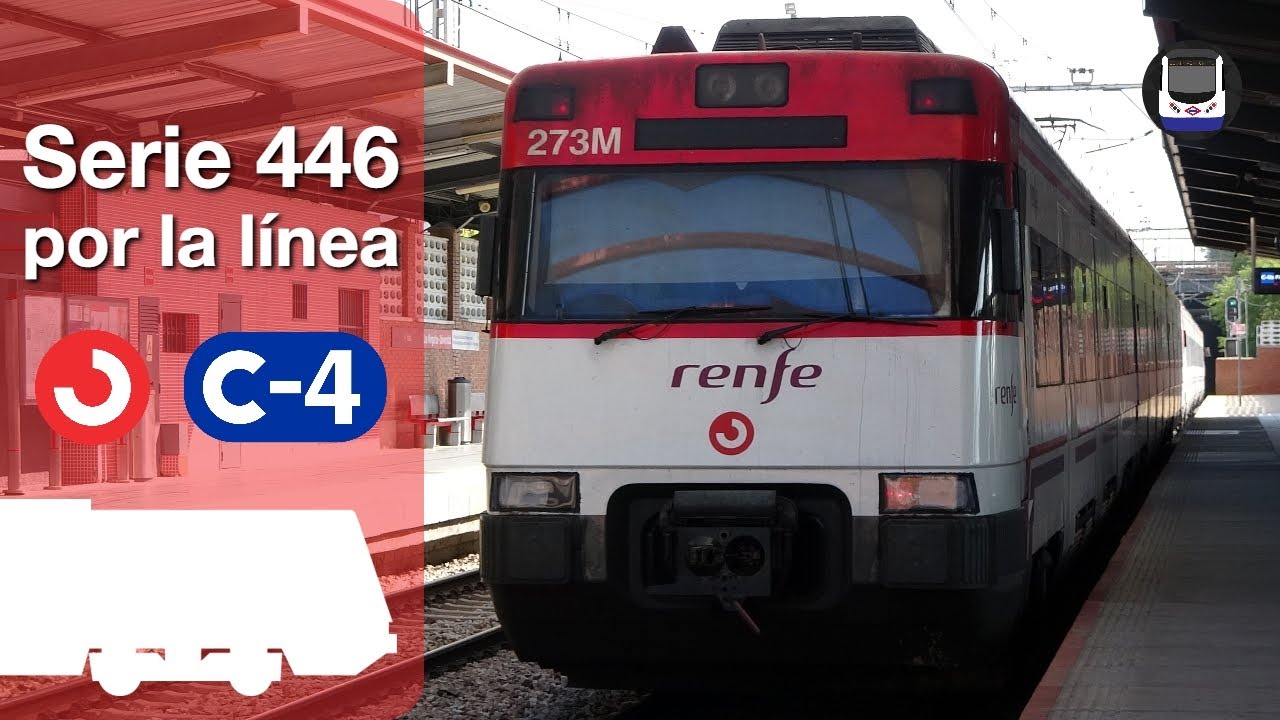 Trenes de la serie 446 por la línea C-4 | Cercanías Madrid