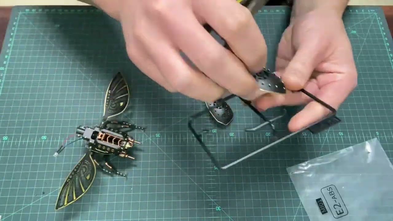 Building the Steampunk Rhinoceros Beetle 3D Puzzle by ROKR Robotime