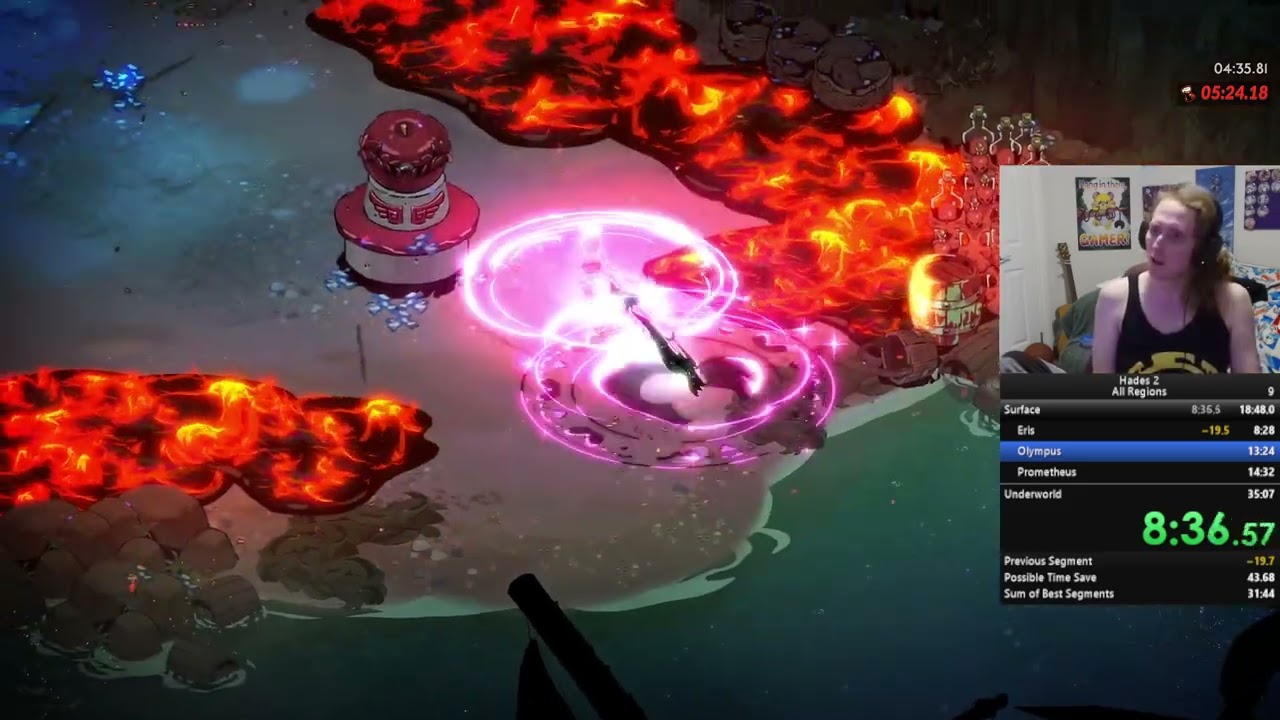 Hades 2 Speedrun - Nergal Axe in 34:27 RTA [All Regions, Patch 1.1]