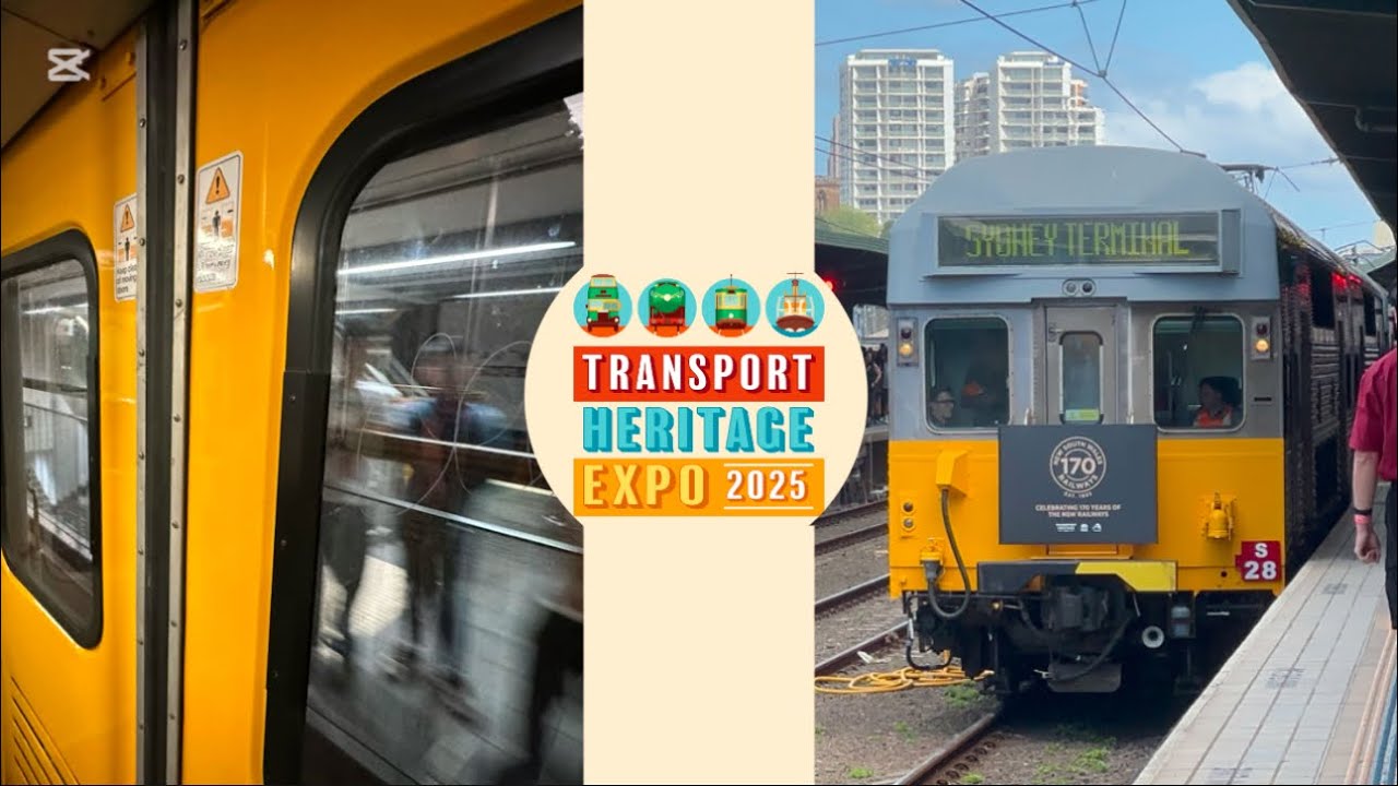 Vlog 51 / Transport Heritage Expo 2025 - Lavender Bay S set Ride 