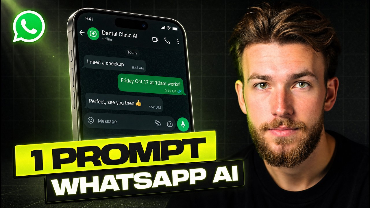 1 Подсказка → WhatsApp AI Agent в Lovable (Копируйте и продавайте!)