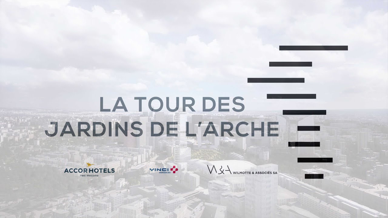 Paris La Défense | La tour des jardins de l'arche | Archviz Film pour W&A Architectes