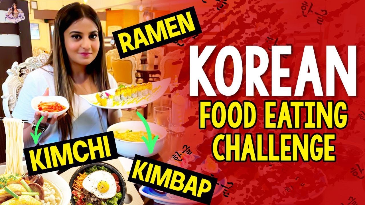 Trying Korean Recipe Kimbap 🍙 | Kimchi  | Namratha Gowda