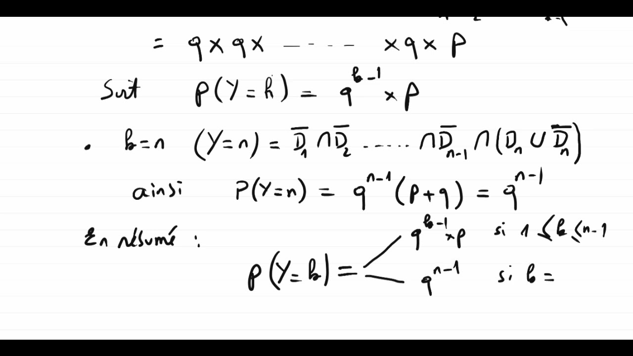 Exemple de loi géométrique tronquée