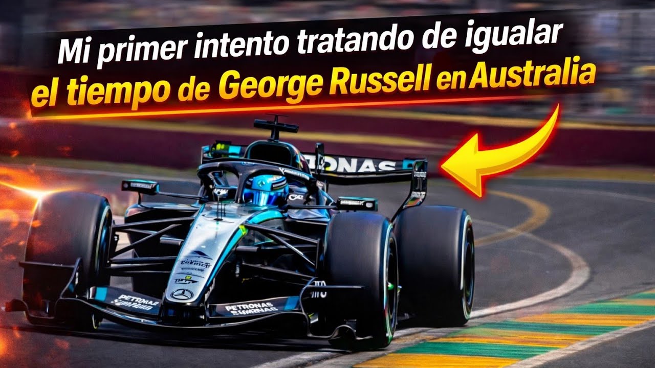 Igualando qualy en Australia mercedes F125