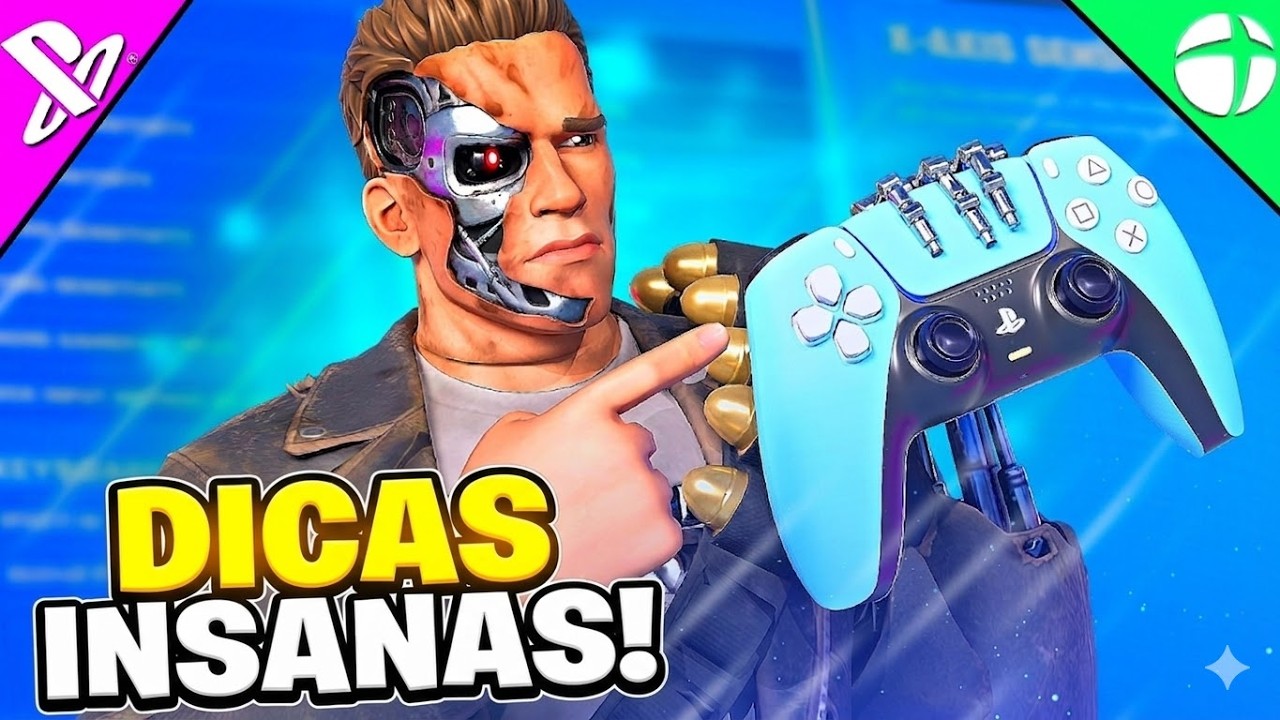🔥10 DICAS *INSANAS* pra QUEM JOGA no CONTROLE/CONSOLE! MELHOR CONFIGURAÇÃO de FORTNITE PARA CONSOLE!