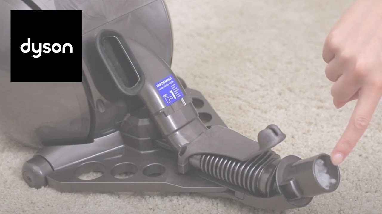 Цилиндрические пылесосы Dyson Ball™ - Проверка на засоры