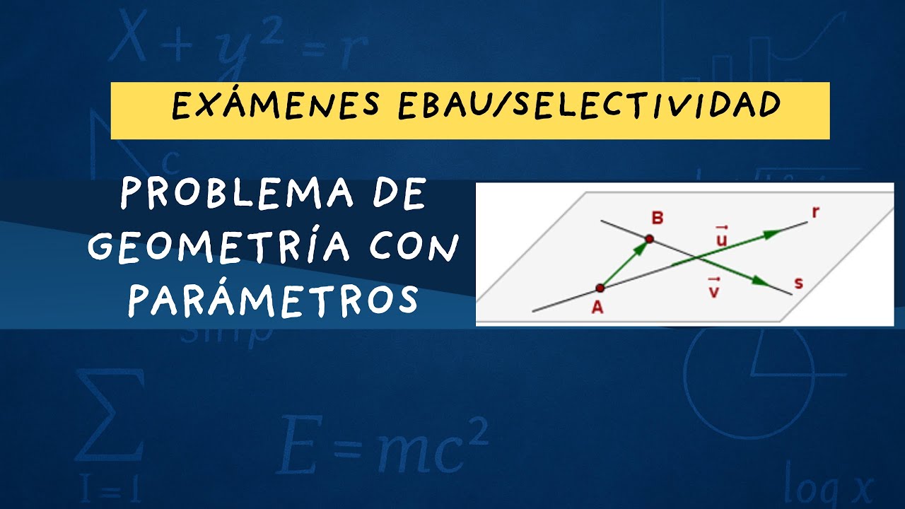 El ejercicio clásico de geometría que siempre cae en la EBAU