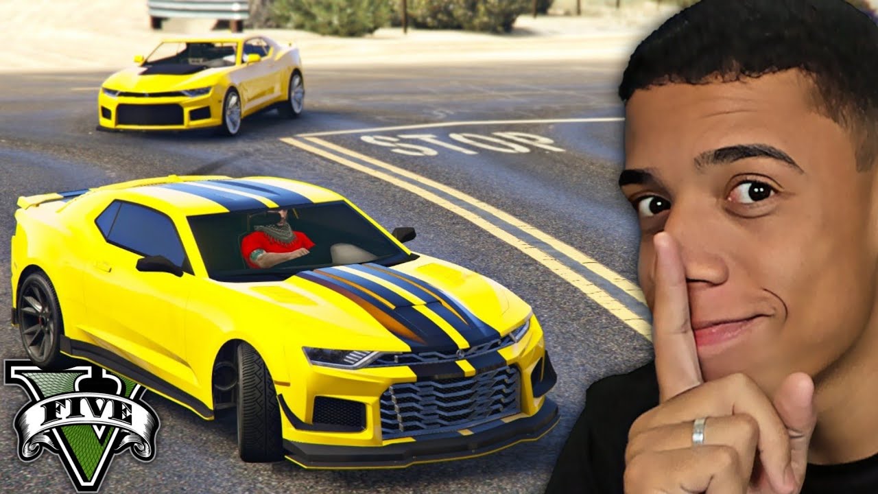 RD DANDO AULA DE CAMARO AMARELO NESSA CORRIDA PARKOUR INSANA NO GTA 5