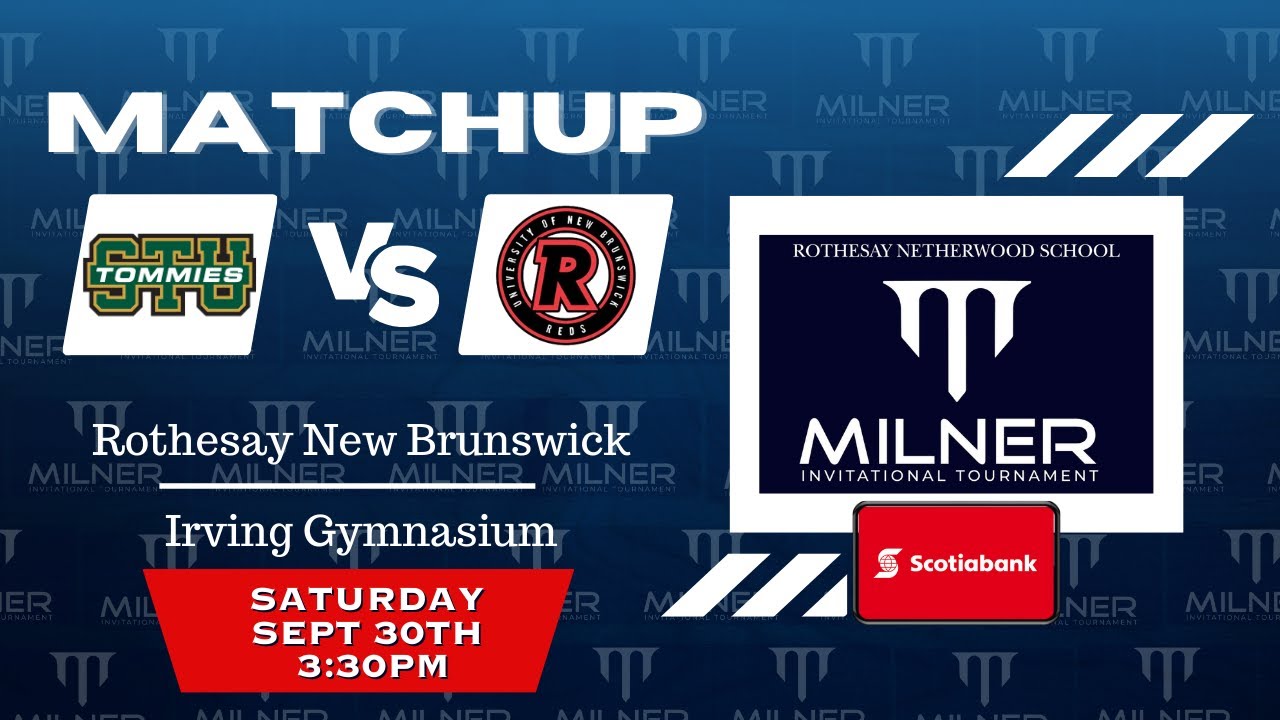 UNB vs STU Milner Invitational Tournament - Saturday September 30th
