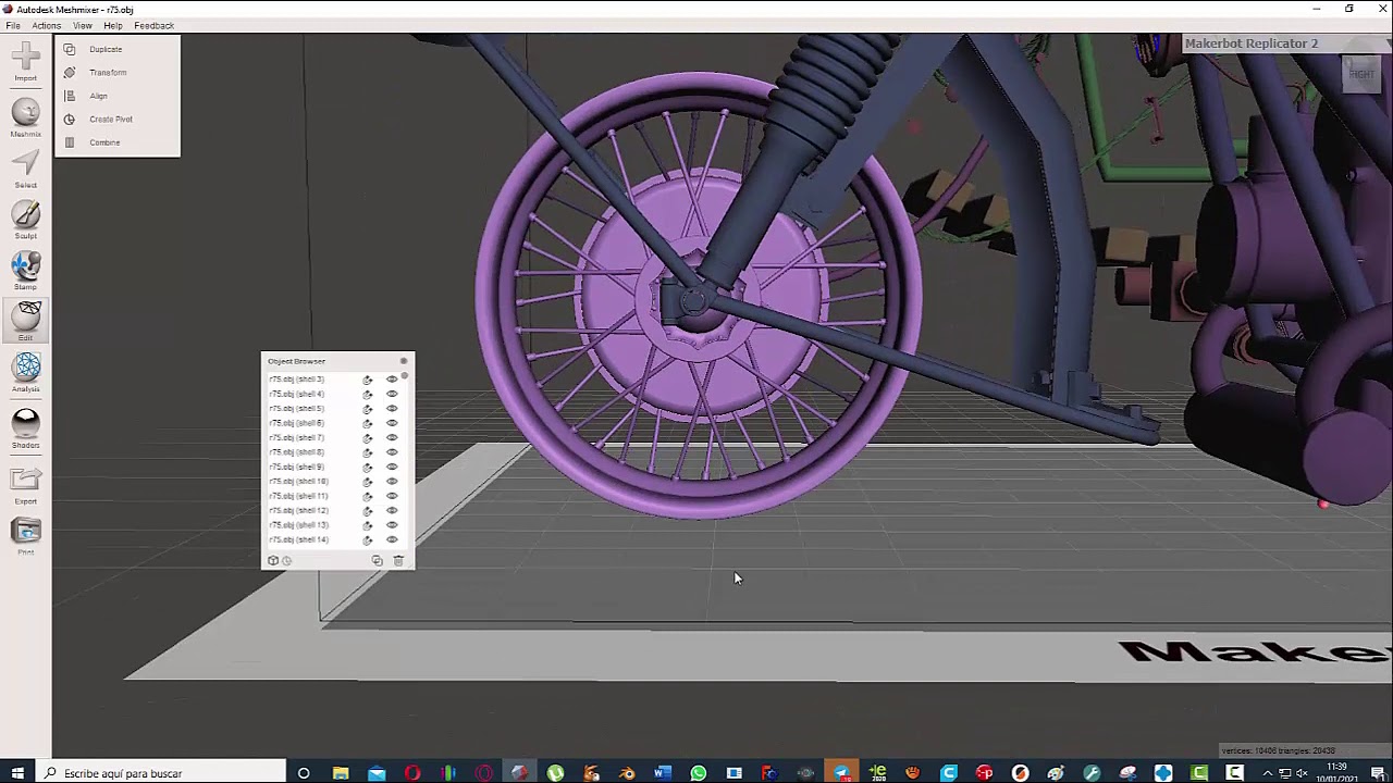 Tutorial meshmixer para separar piezas facilmente