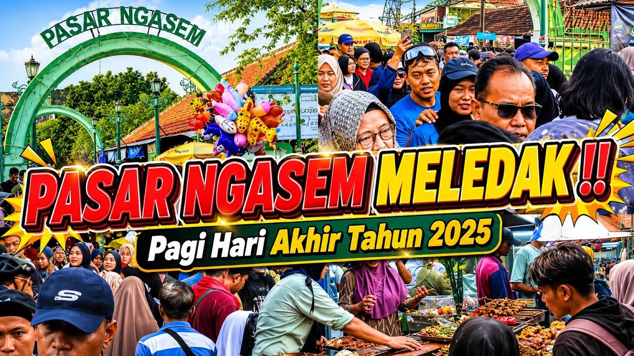 &ldquo;GILA‼️ PASAR NGASEM PAGI INI MELEDAK 💥 WISATAWAN RELA ANTRE & BERJUBEL!&rdquo;#pasarngasem #jogjakarta 