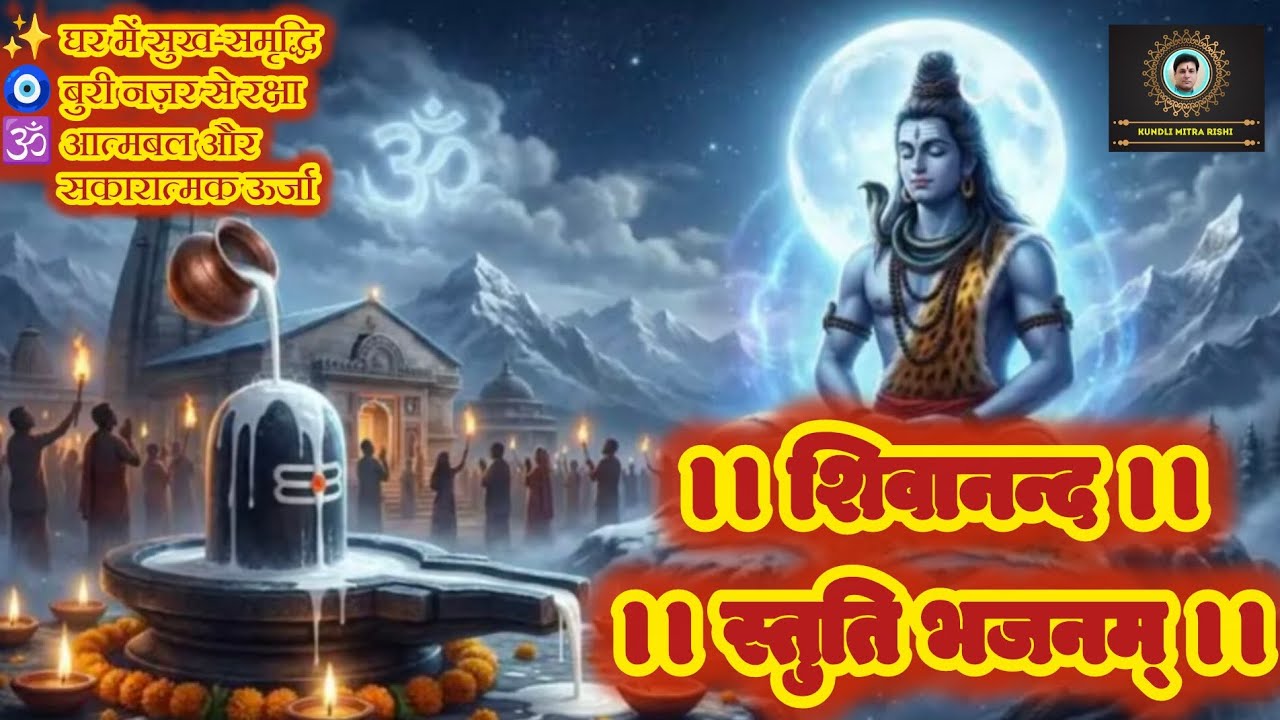 शिवानन्द स्तुति भजनम् | ॐ नमः शिवाय शम्भो | Powerful Shiv Bhajan | Shiv Mantra | @KundliMitraRishi 