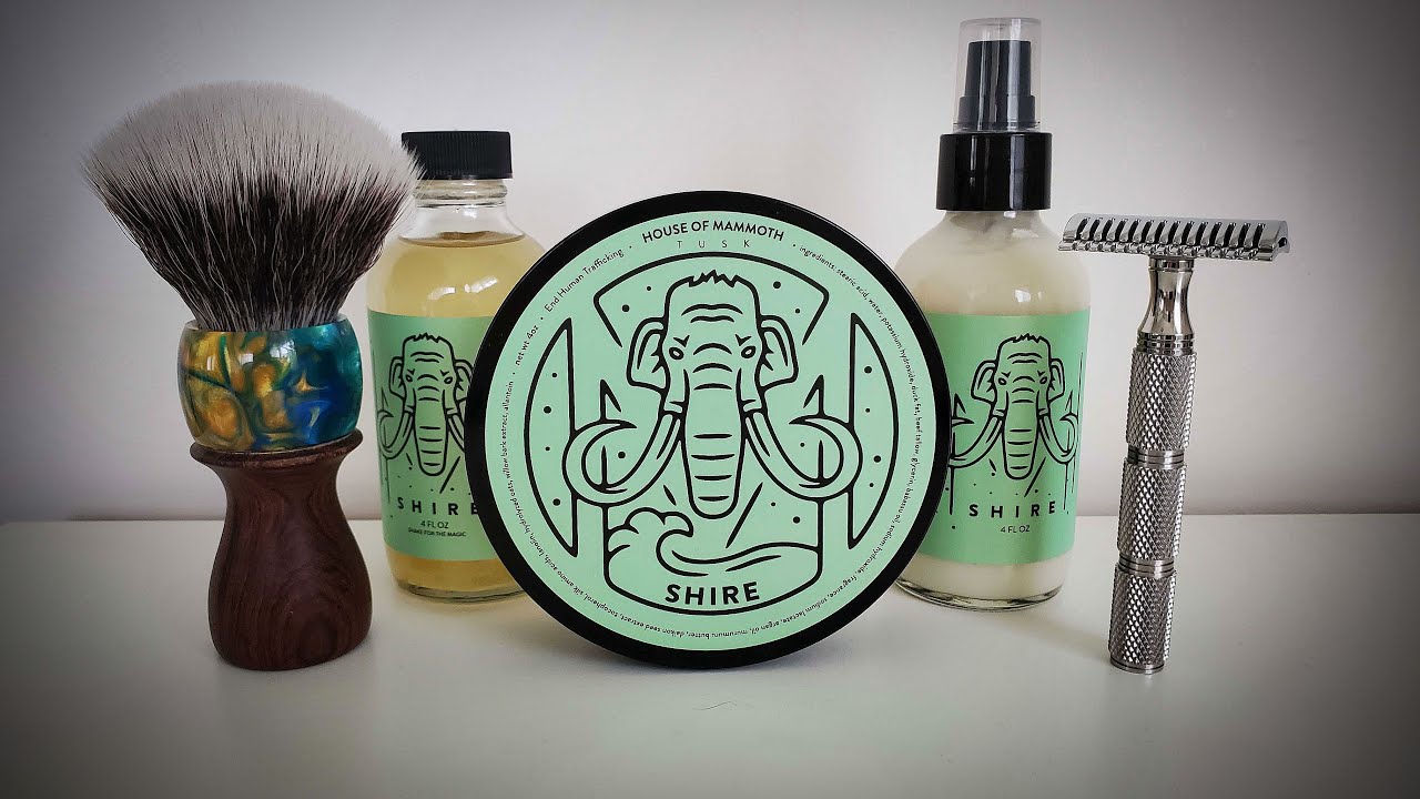 Shire by House Of Mammoth | Shaving with RazoRock SLOC | AKAbrushworx G5C