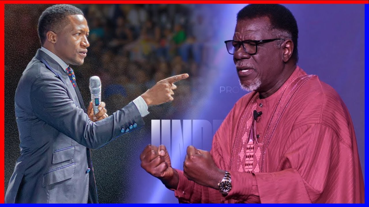 Breaking! Prophet Uebert Angel Clash And Challenges Pastor Mensah Otabil Over The Subject of Coverin