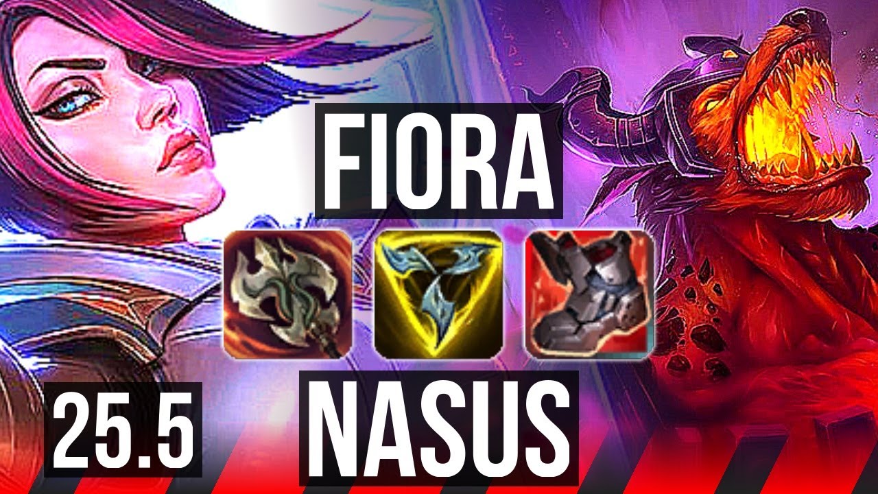 FIORA vs NASUS (TOP) | KR Diamond | 25.5