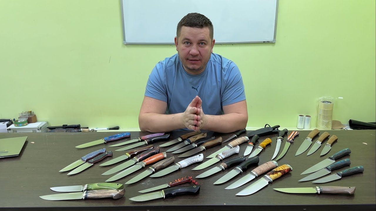 Выставка ножей от кухонных до охотничьих с рыбацкими | Обзор с ценами и описанием 
