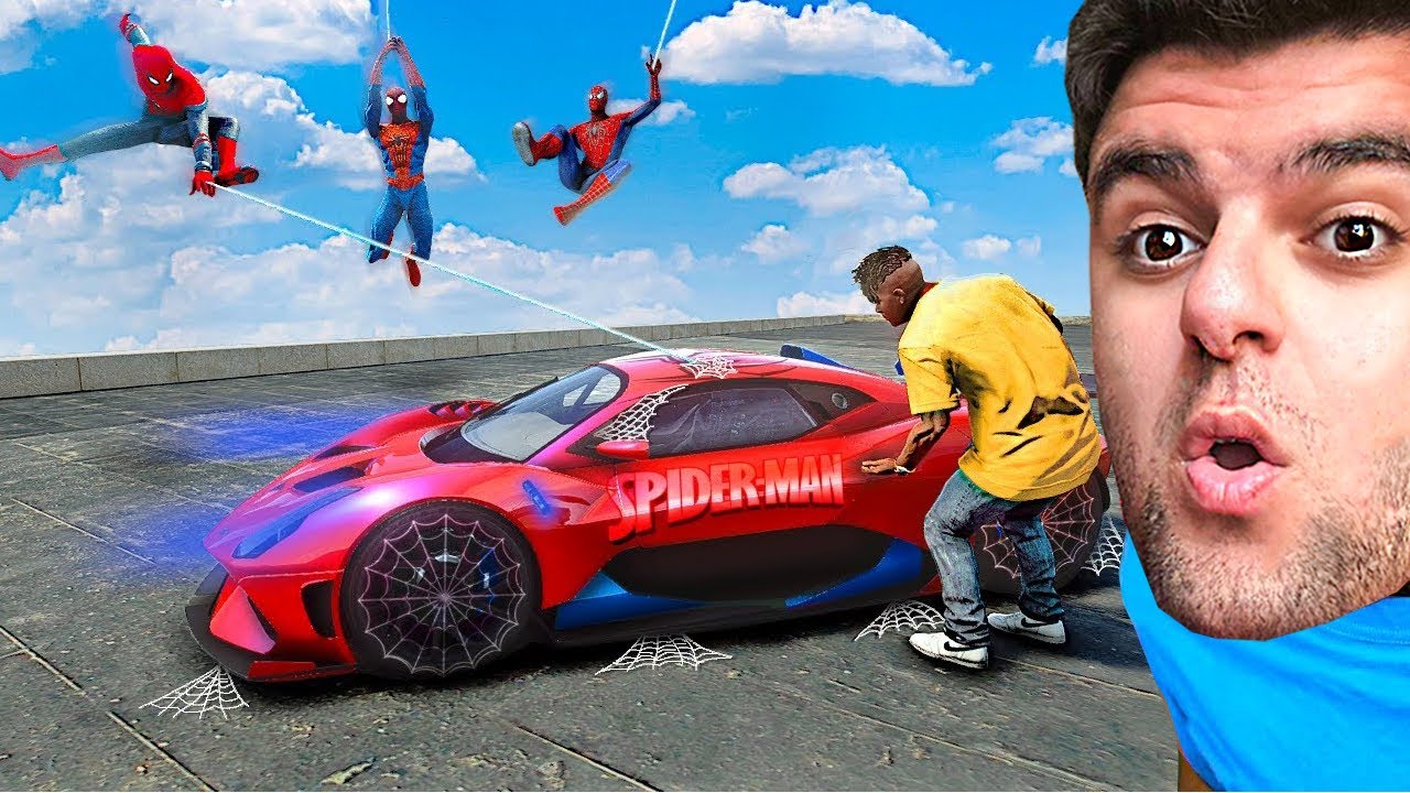 სპაიდერმენის მანქანები მოვიპარეთ GTA 5 -ში!