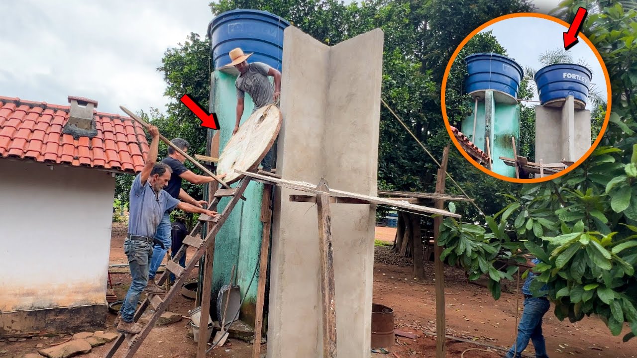 DUPLICAMOS O RESERVATÓRIO DE ÁGUA NA SEDE 