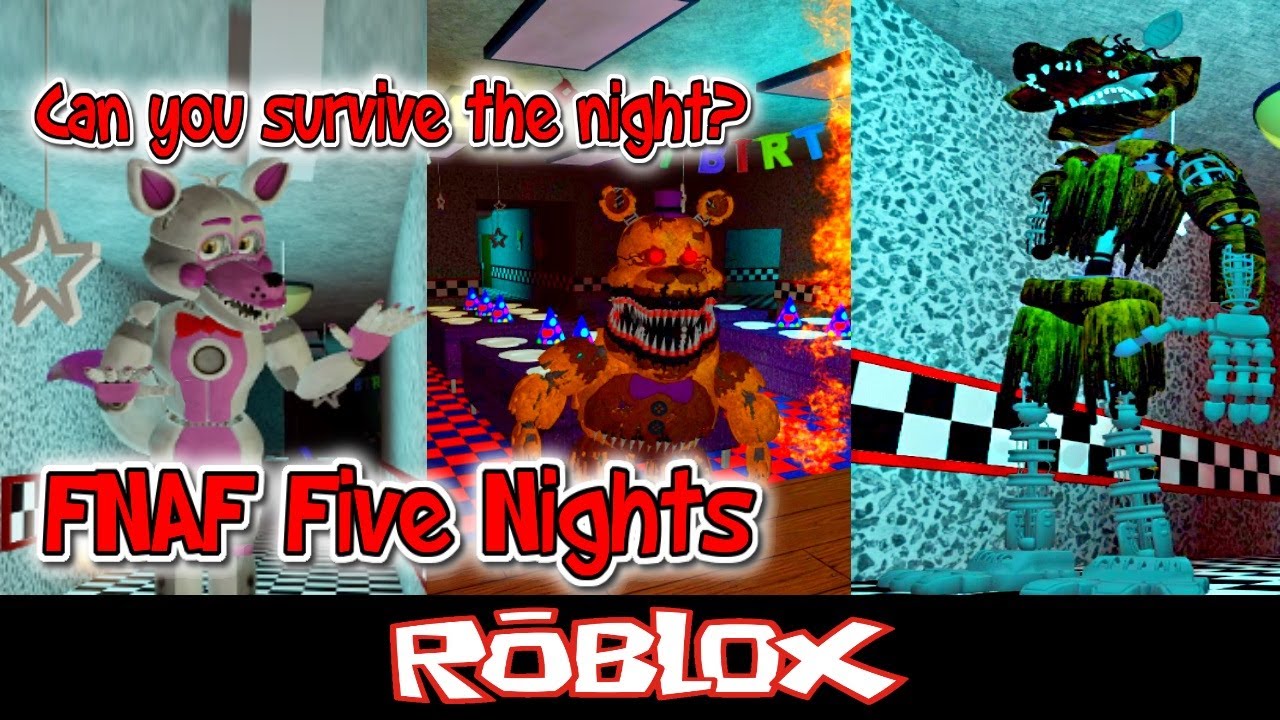 FNAF Five Nights 🔴🔴🔴🔴🔴🔴 By Digital Destruction [Roblox]