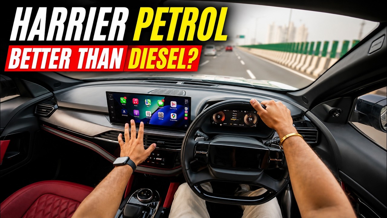 Tata Harrier Petrol Better Than Diesel? Drive Review @Aayushssm