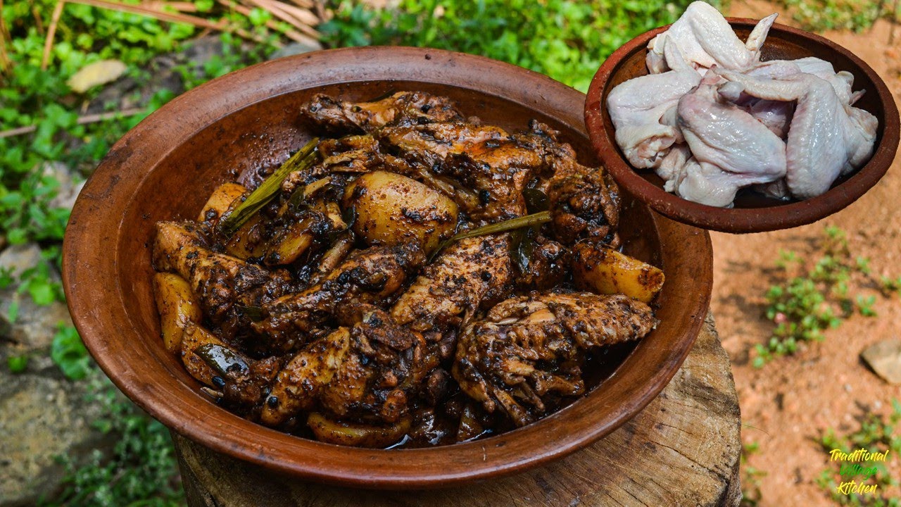 Village Style Chicken Wings Recipe | Best Way to Cook Chicken Wings Curry