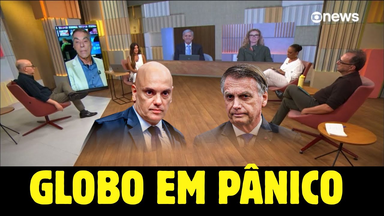 ALEXANDRE DE MORAES EM DESESPERO! INTIMIDAÇÃO DEIXA GLOBO COM MEDO DE PRISÃO DE JORNALISTAS 
